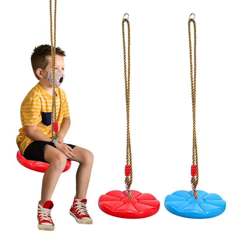 Kids Outdoor Hanging Chair - Columpio de disco para niños, columpio