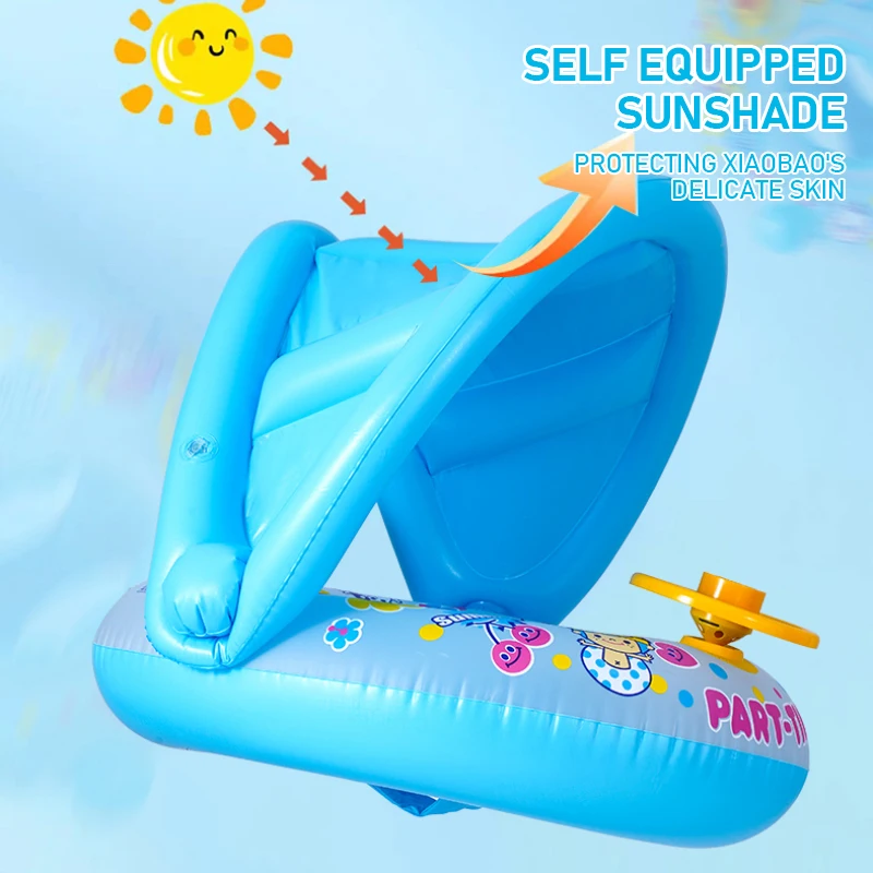 Kids Outdoor Pool - Anillo de natación flotante de agua