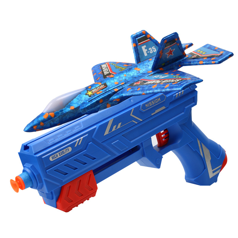 Kids Outdoor Play Equipment - Avión catapulta de espuma lanzador F-35