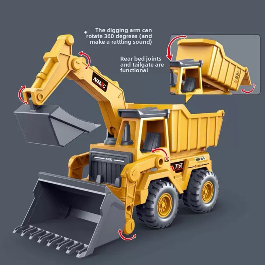 Kids Outdoor Digger - 1 unidad de camión excavadora de