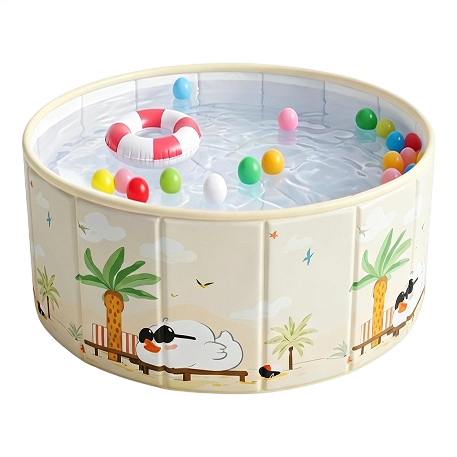 Kids Outdoor Pool - Piscina plegable engrosada para perros, tina