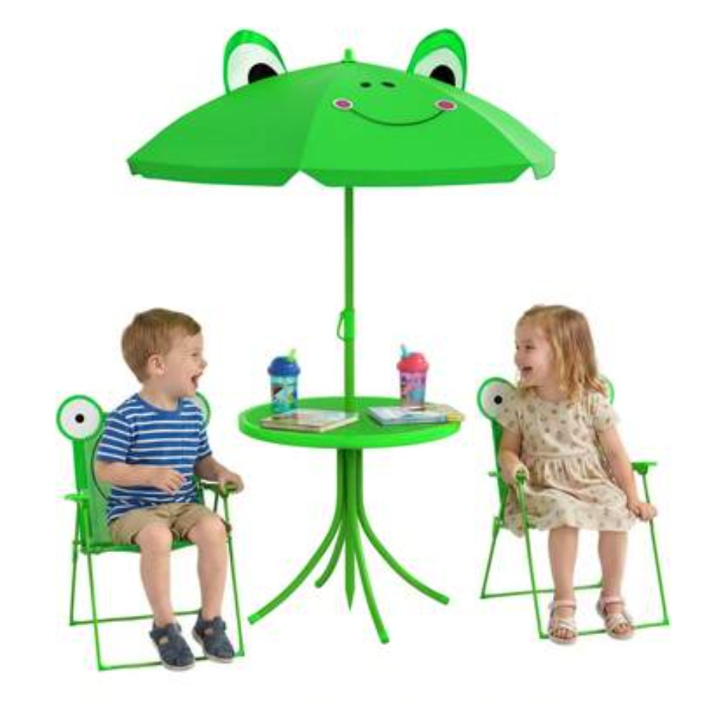 Kids Outdoor Umbrella Chair - Juego de mesa y sillas para