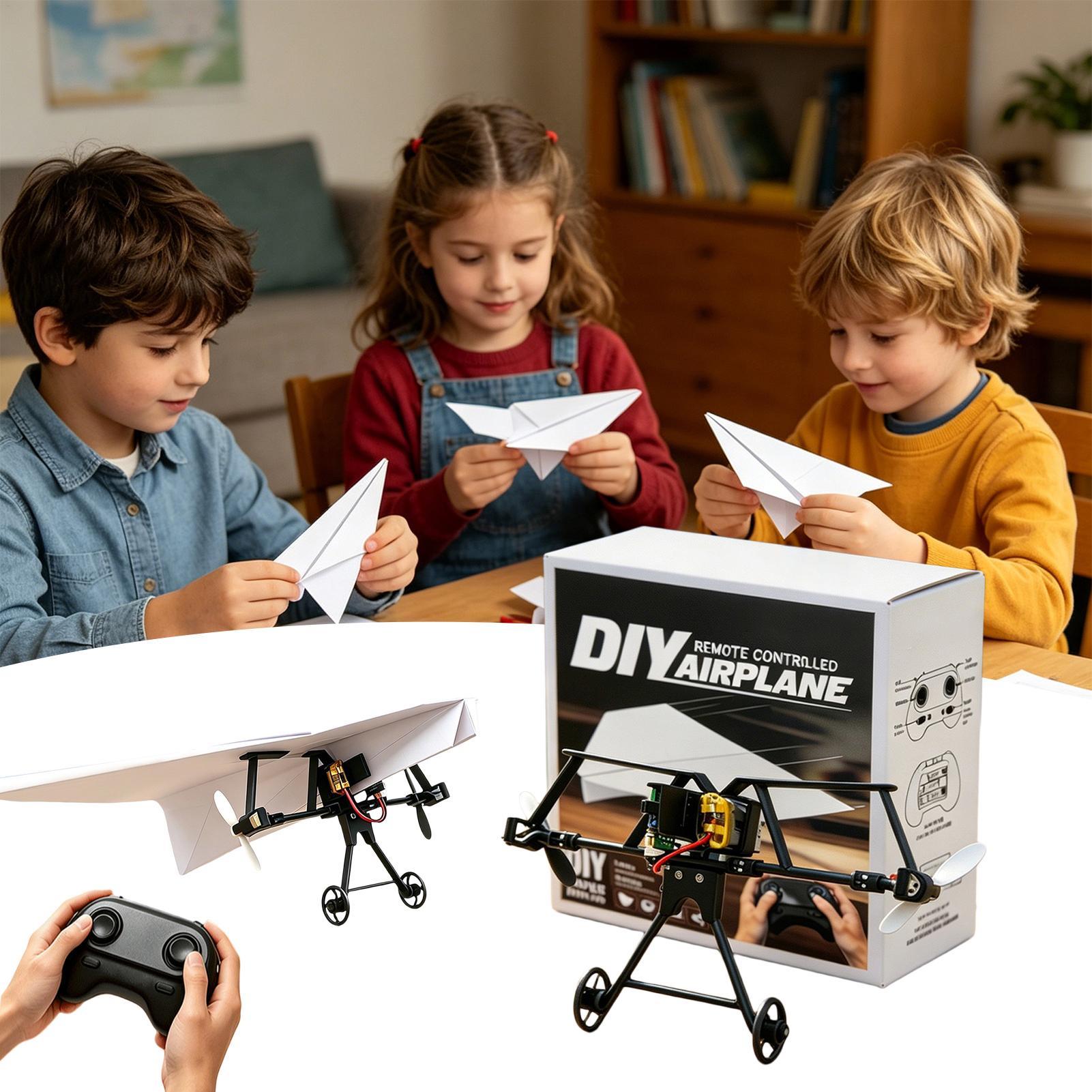 Kids Outdoor Play Equipment - Kit de Avión de Papel RC