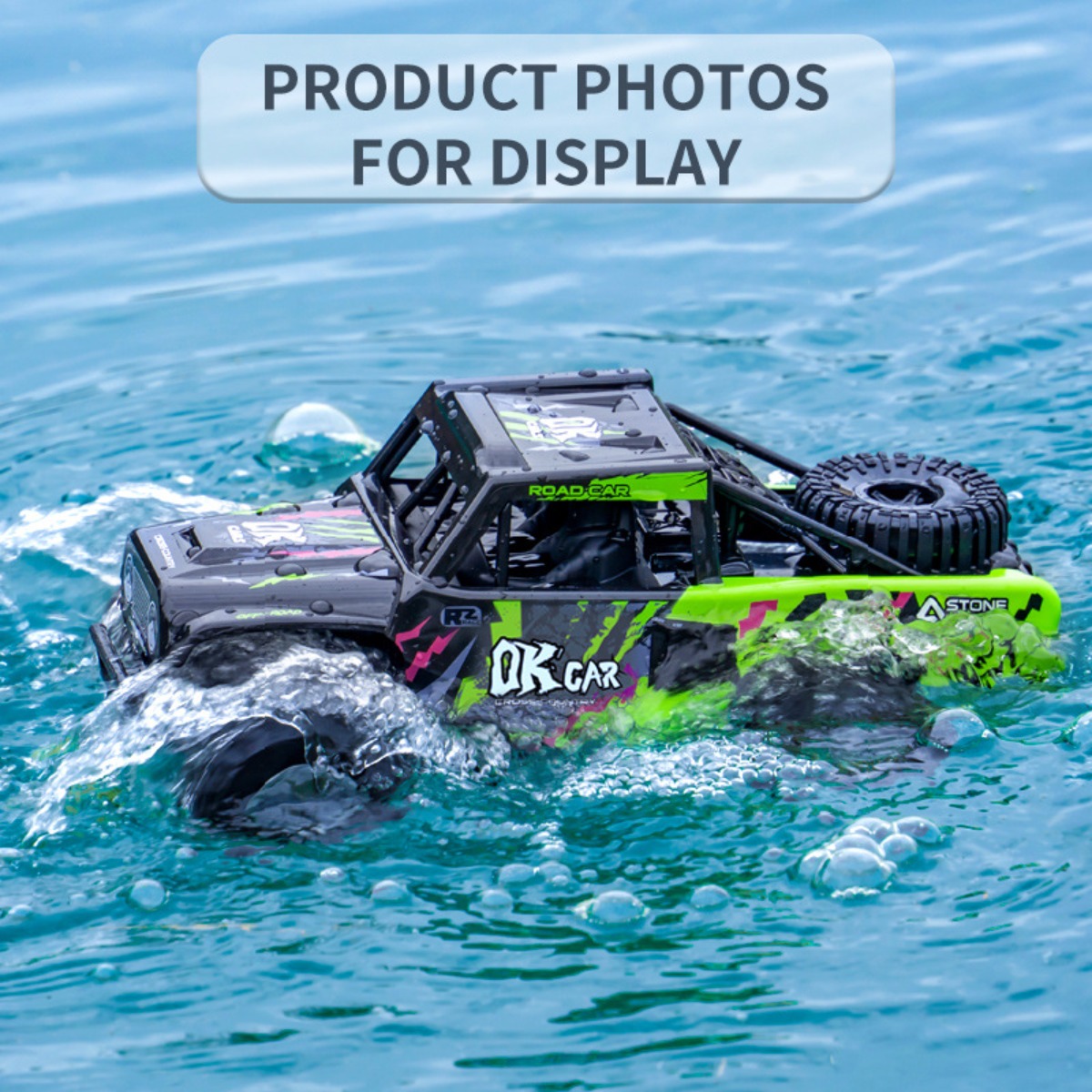 Kids Outdoor Dirt Toys - Coche RC Anfibio 4x4 Todoterreno, Vehículo