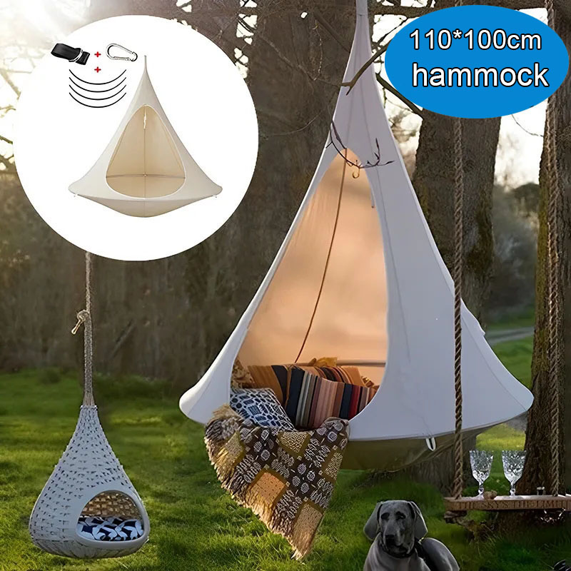 Kids Outdoor Hanging Chair - Hamaca Impermeable para Exteriores, Silla Colgante