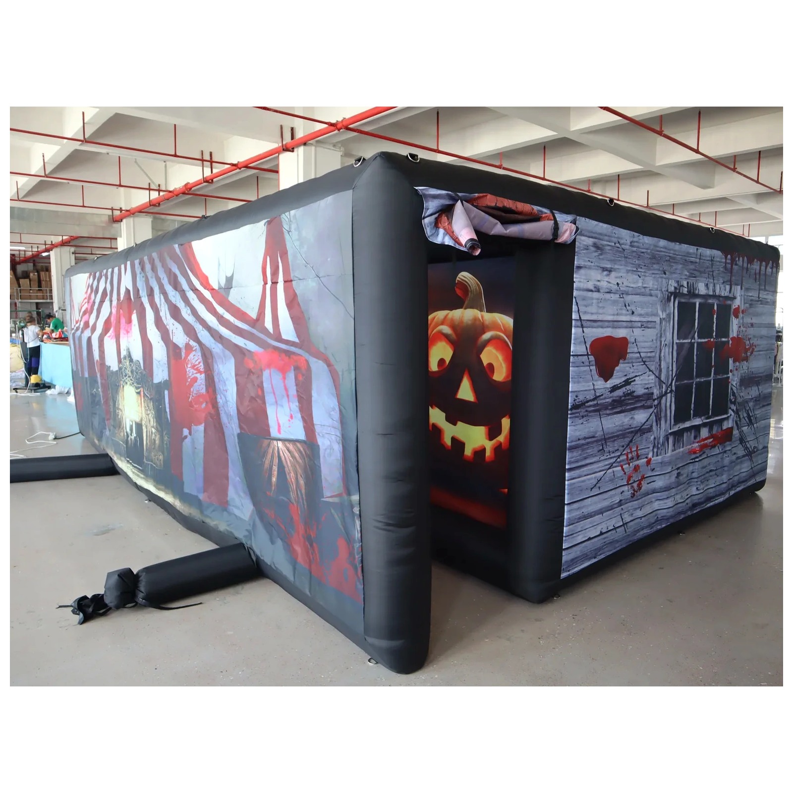 Kids Outdoor Inflatable - Laberinto Inflable 4X6m 13X20ft Circo Embrujado