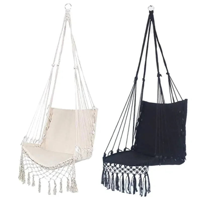Kids Outdoor Hanging Chair - Hamaca para interior y exterior, columpio,
