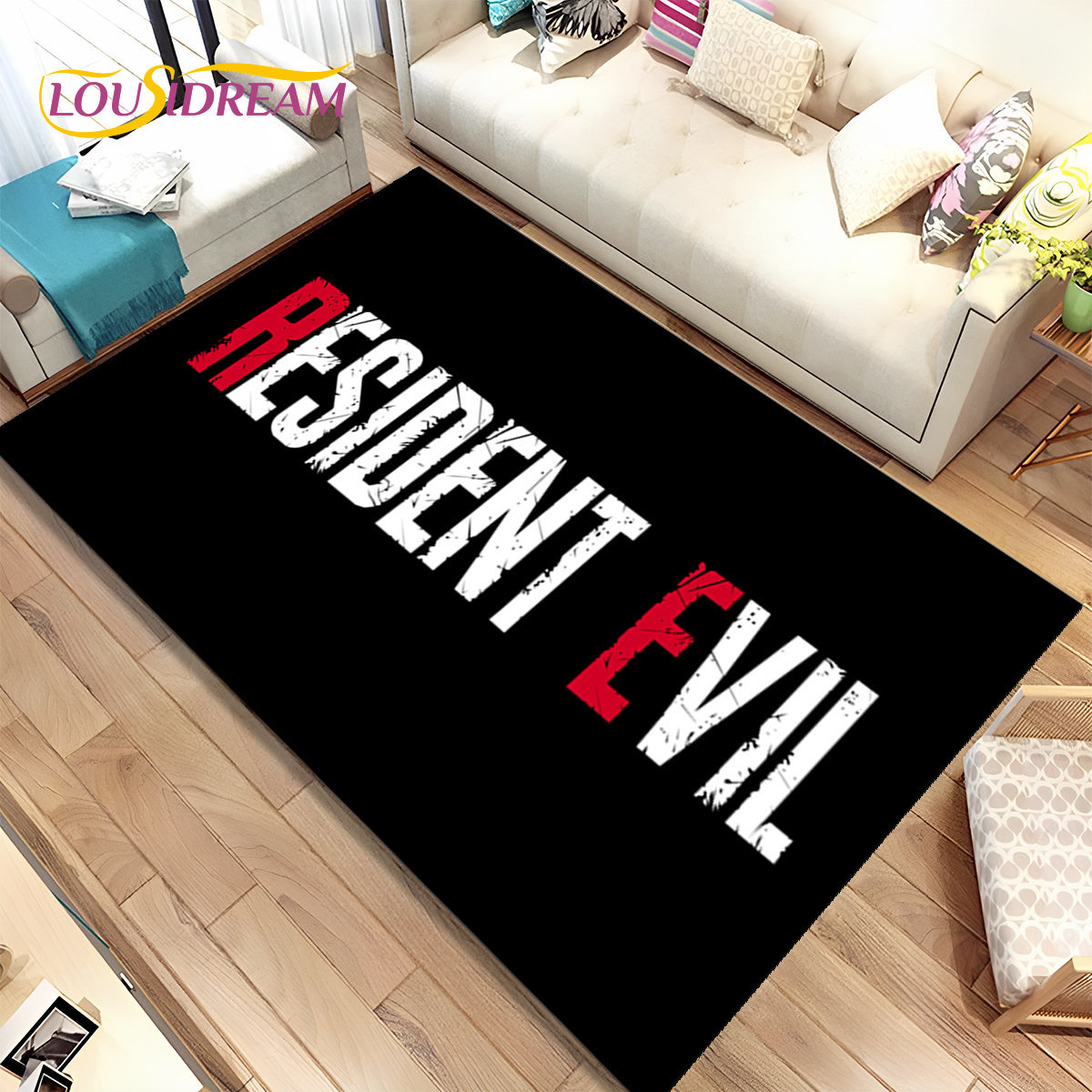 Kids Outdoor Play Area - Alfombra 3D R-Resident Evil Games para