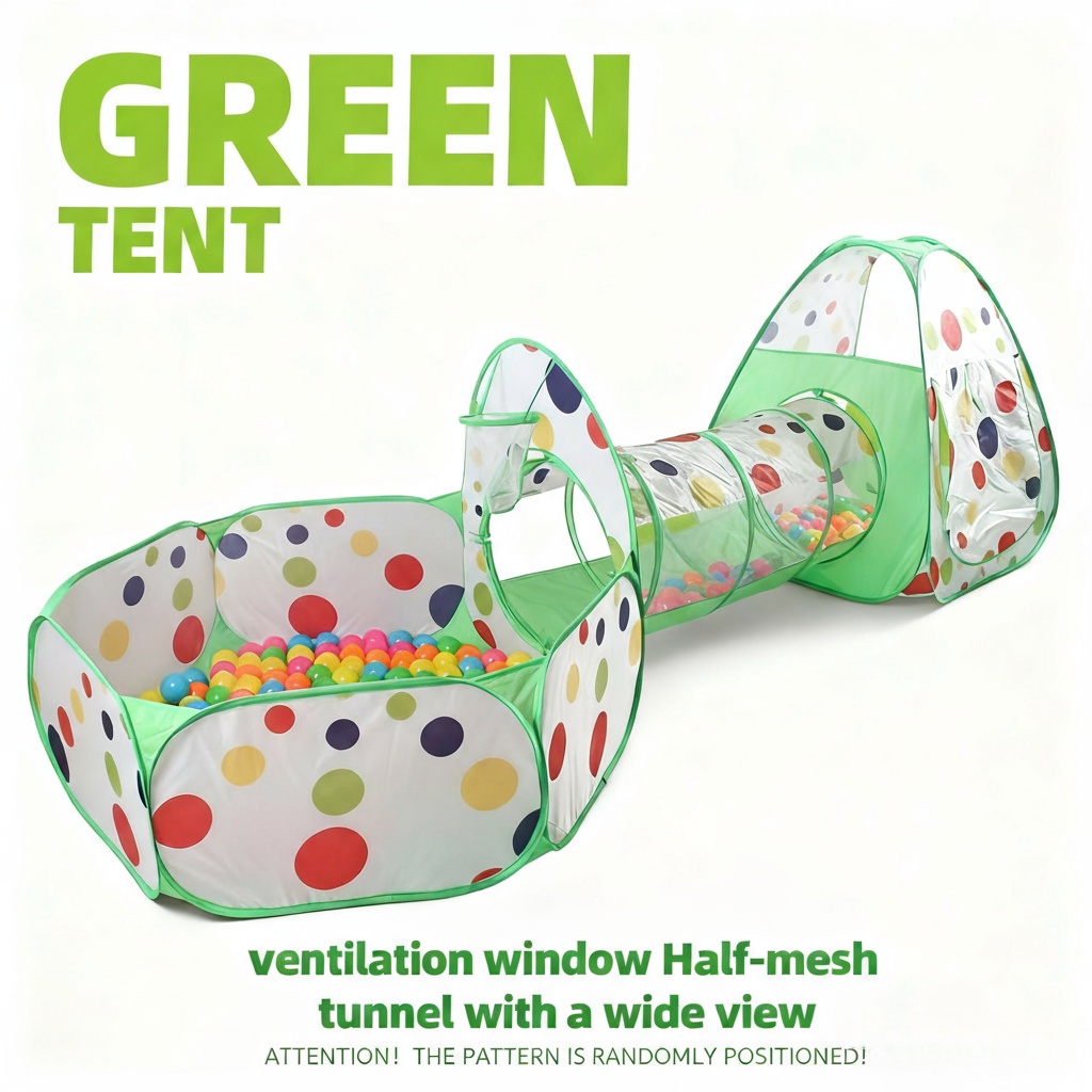 Kids Outdoor Tunnel - Carpa de juegos para niños, piscina
