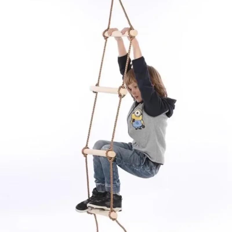 Kids Outdoor Play Area - Escalera de Cuerda para Niños, Material