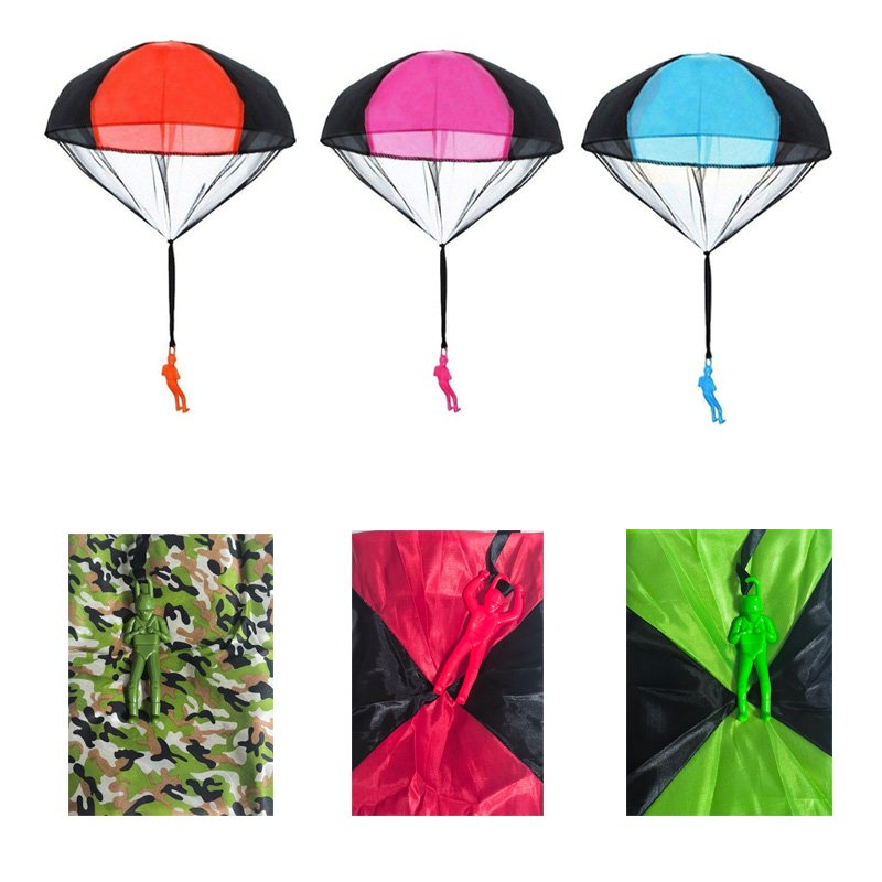 Kids Unique Outdoor Toys - Juguetes de paracaídas para niños, sin