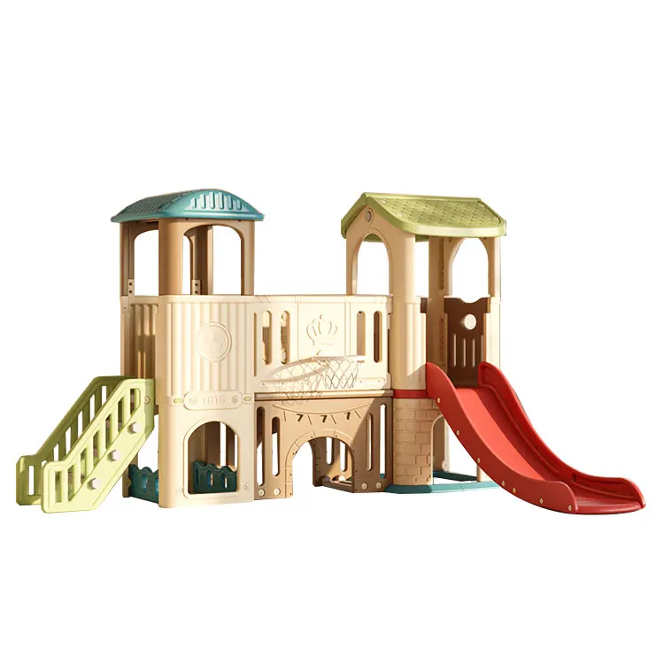 Casa de juegos infantil de plá - Kids Outdoor House With Slide reseña y precio