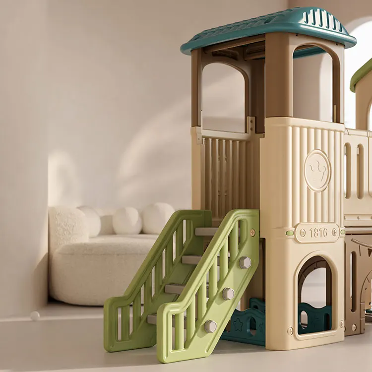 Casa de juegos infantil de plá - Kids Outdoor House With Slide reseña y precio