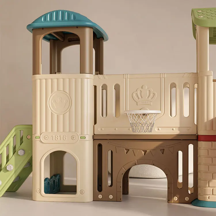Casa de juegos infantil de plá - Kids Outdoor House With Slide reseña y precio