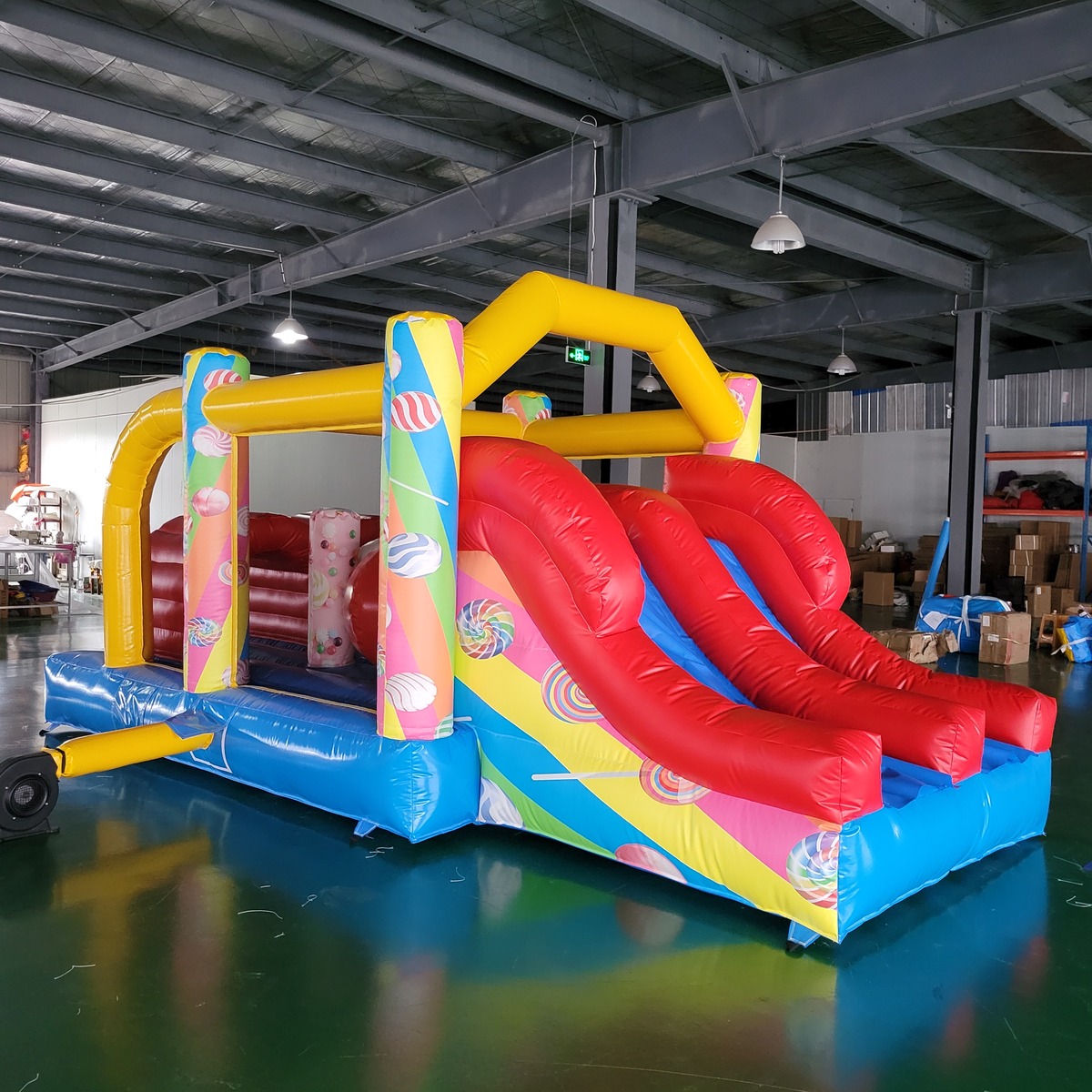 Castillo Inflable Comercial de - Kids Outdoor Inflatable reseña y precio
