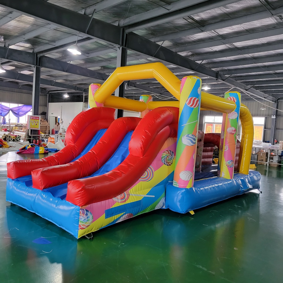 Castillo Inflable Comercial de - Kids Outdoor Inflatable reseña y precio