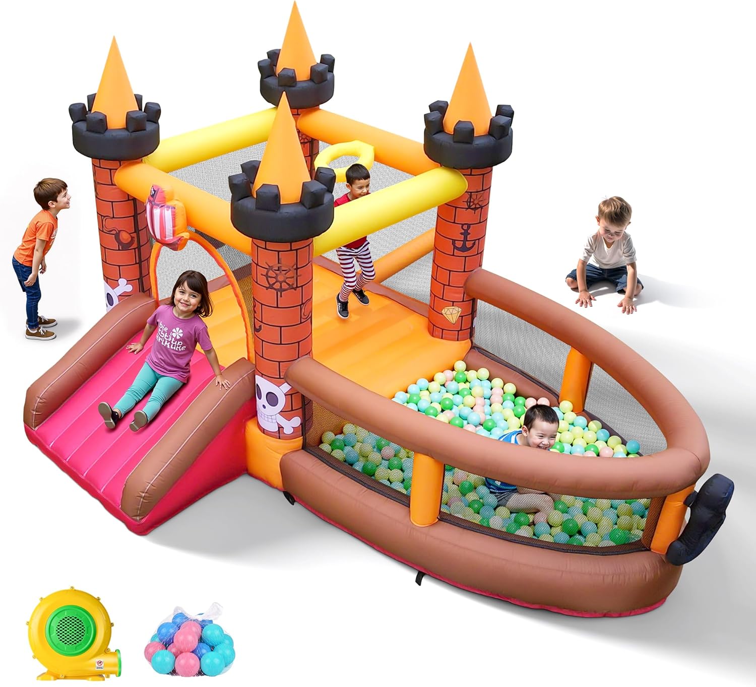 Casa Inflable para Niños de 3  - Kids Outdoor Inflatable reseña y precio