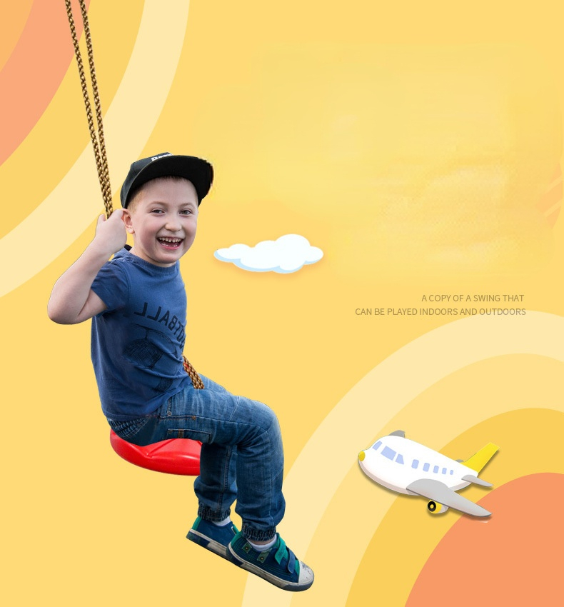 Columpio de disco para niños,  - Kids Outdoor Hanging Chair reseña y precio