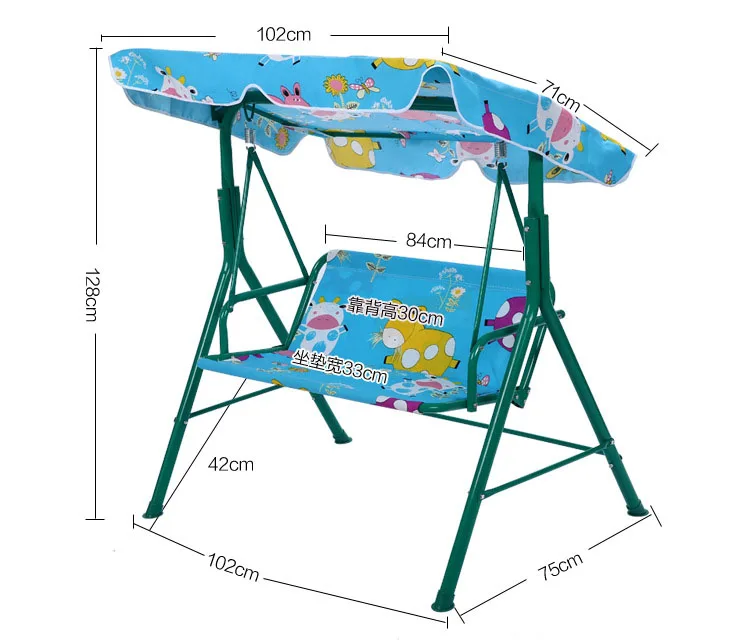 Silla Columpio Colgante Doble  - Kids Outdoor Hanging Chair reseña y precio
