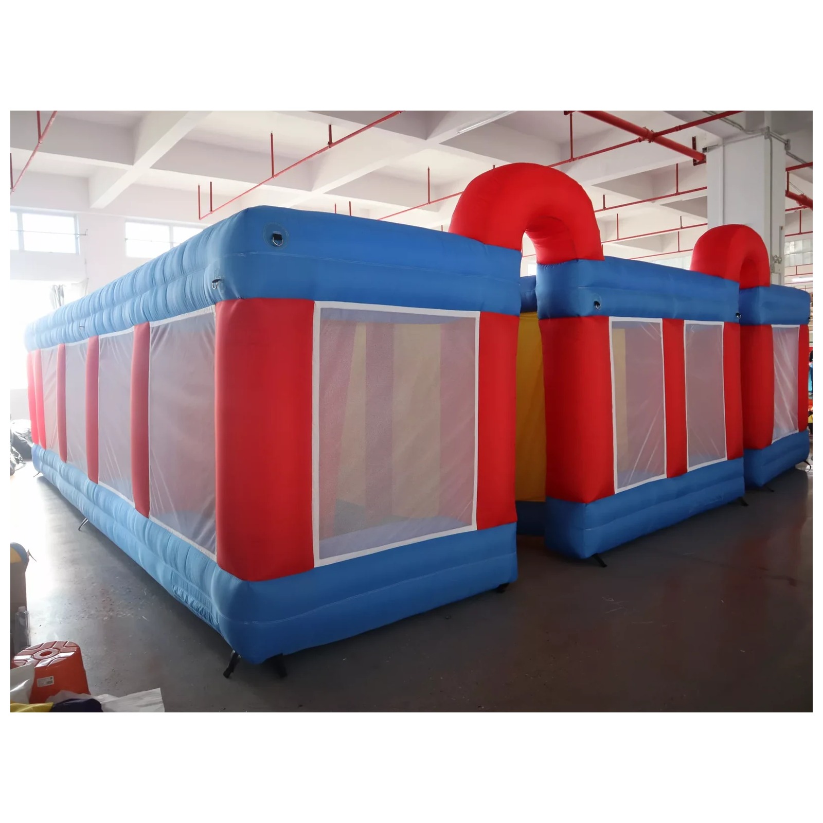 Gran laberinto inflable de mal - Kids Outdoor Inflatable reseña y precio