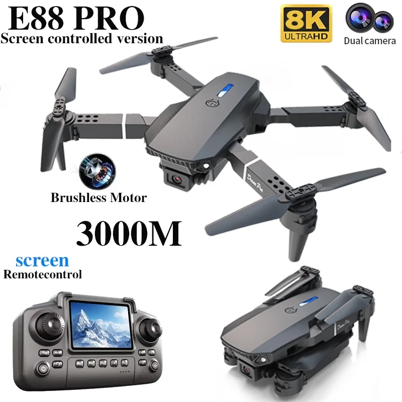 Dron profesional E88 PRO con p - Kids Outdoor Entertainment reseña y precio