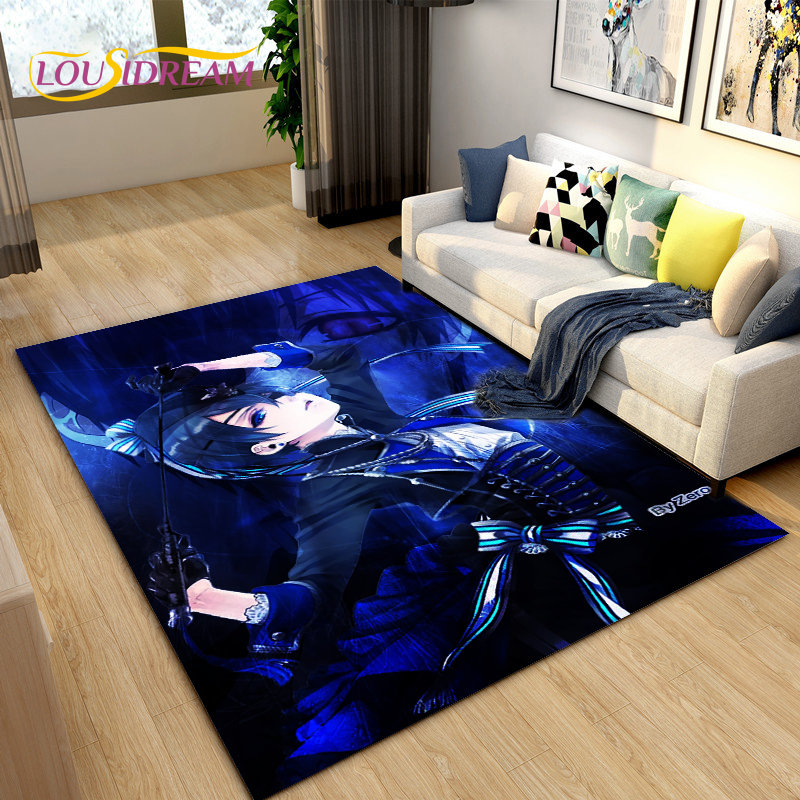 Black Butler alfombra de área  - Kids Outdoor Play Area reseña y precio