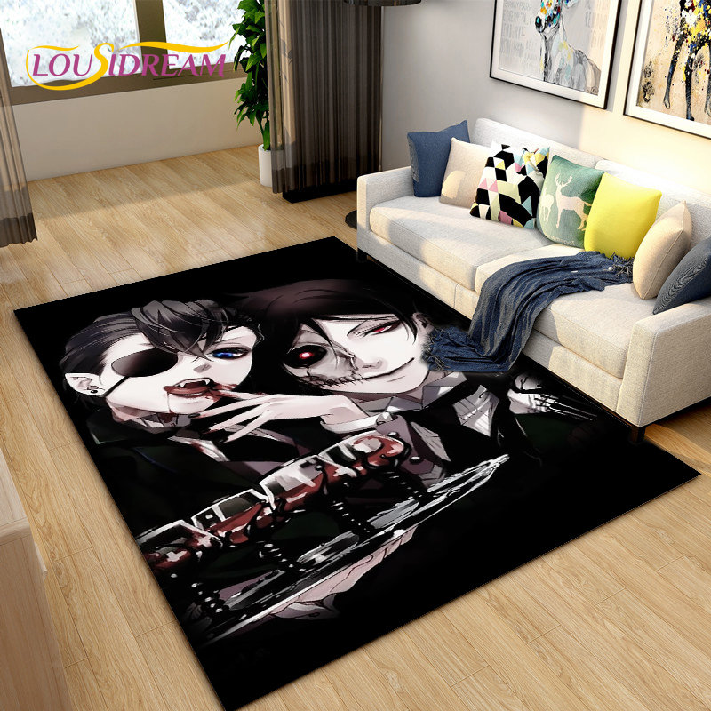 Black Butler alfombra de área  - Kids Outdoor Play Area reseña y precio