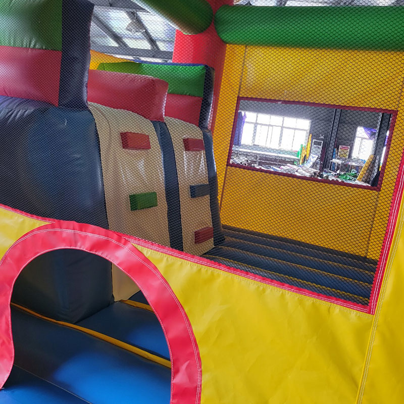 Casa de rebote con tobogán, ca - Kids Outdoor House With Slide reseña y precio