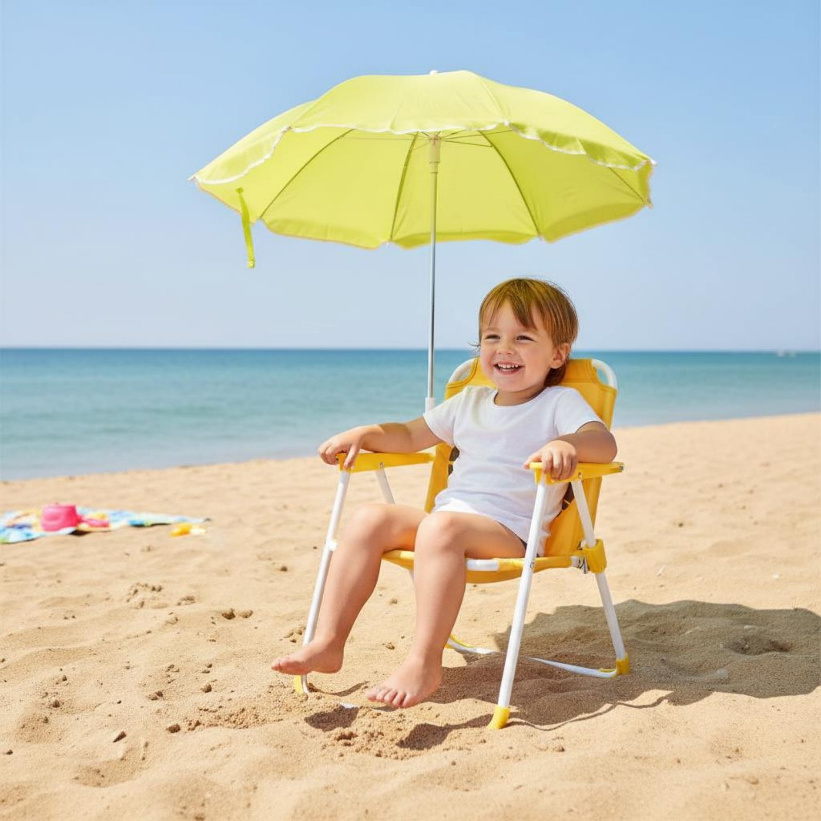 Silla de Playa para Niños con  - Kids Outdoor Umbrella Chair reseña y precio
