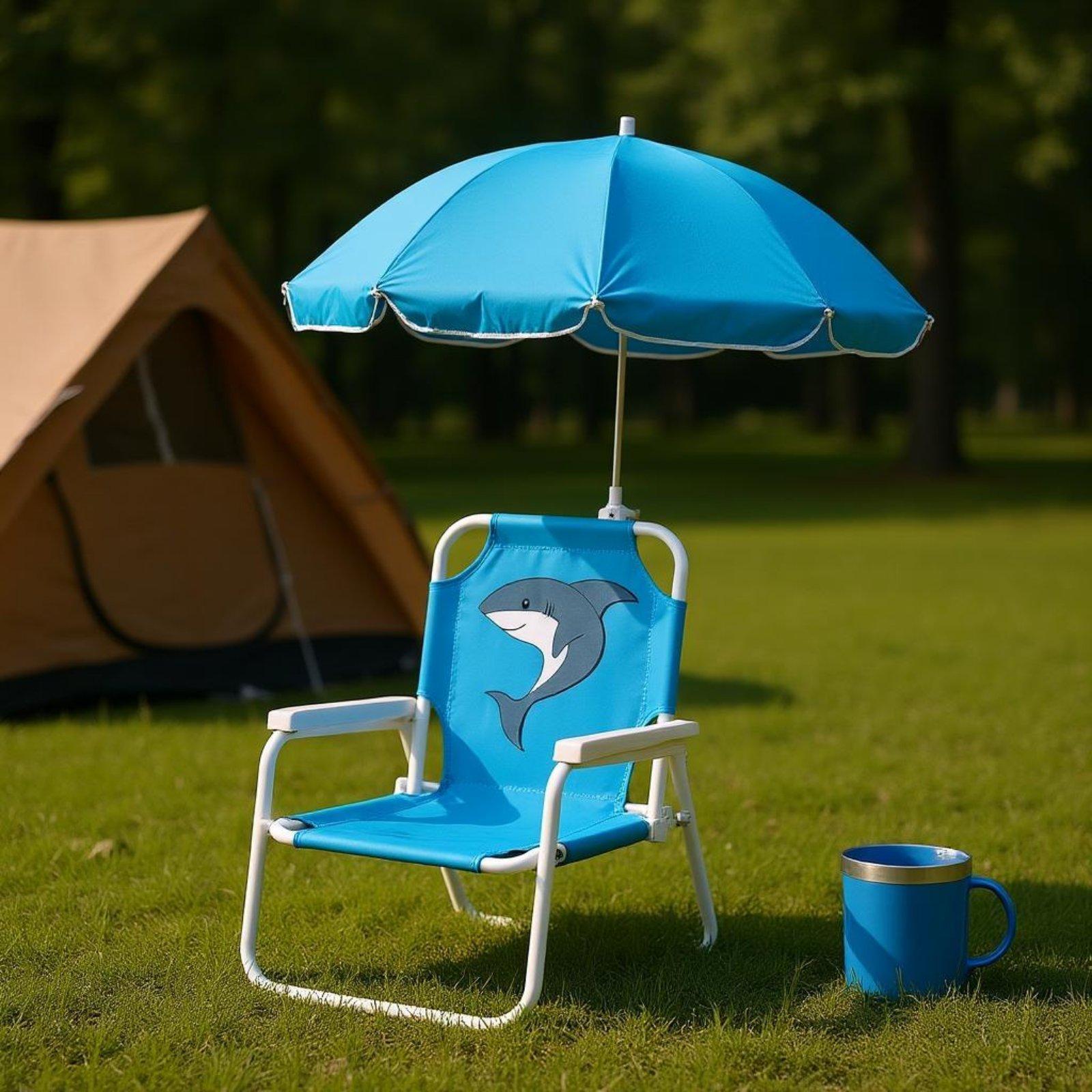 Silla de Playa para Niños con  - Kids Outdoor Umbrella Chair reseña y precio
