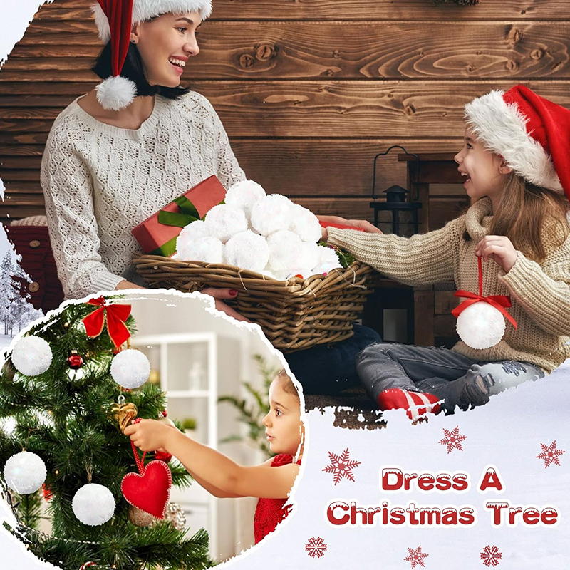 30/60 Piezas de Bolas de Nieve - Kids Outdoor Xmas Gifts reseña y precio