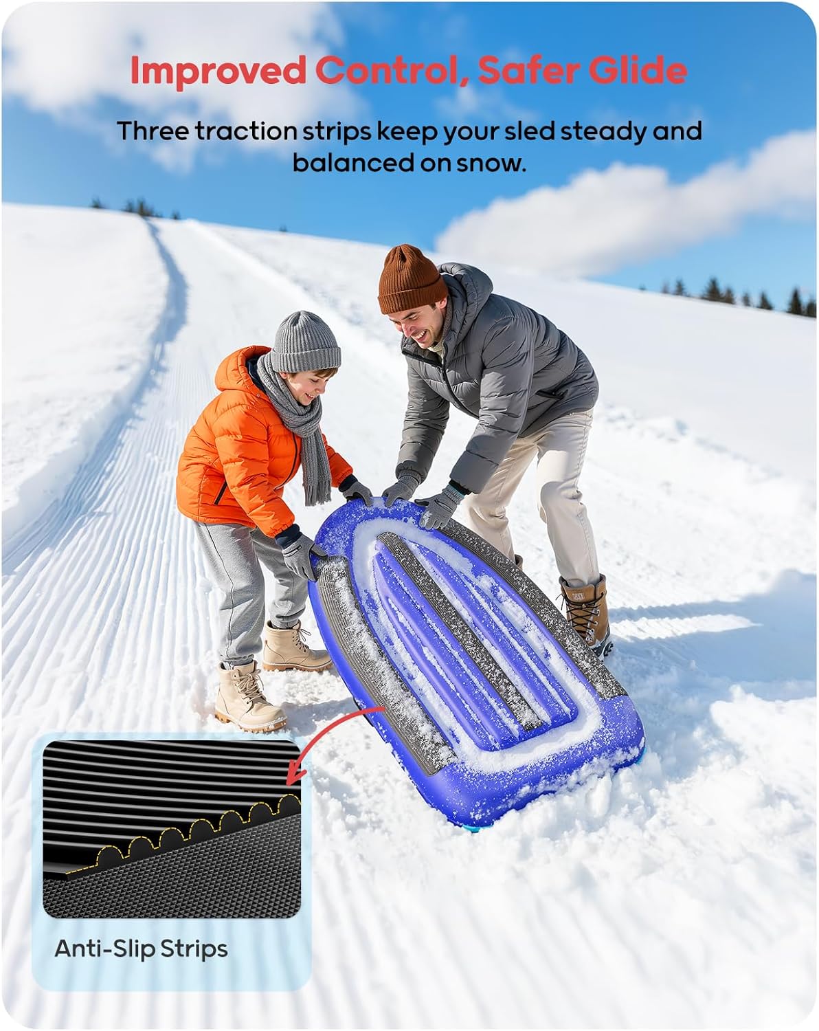 Trineo de Nieve Inflable de PV - Kids Outdoor Inflatable reseña y precio