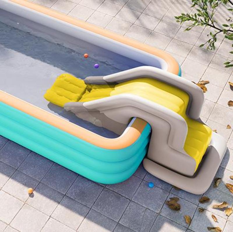 Tobogán acuático inflable para - Kids Outdoor Pool reseña y precio