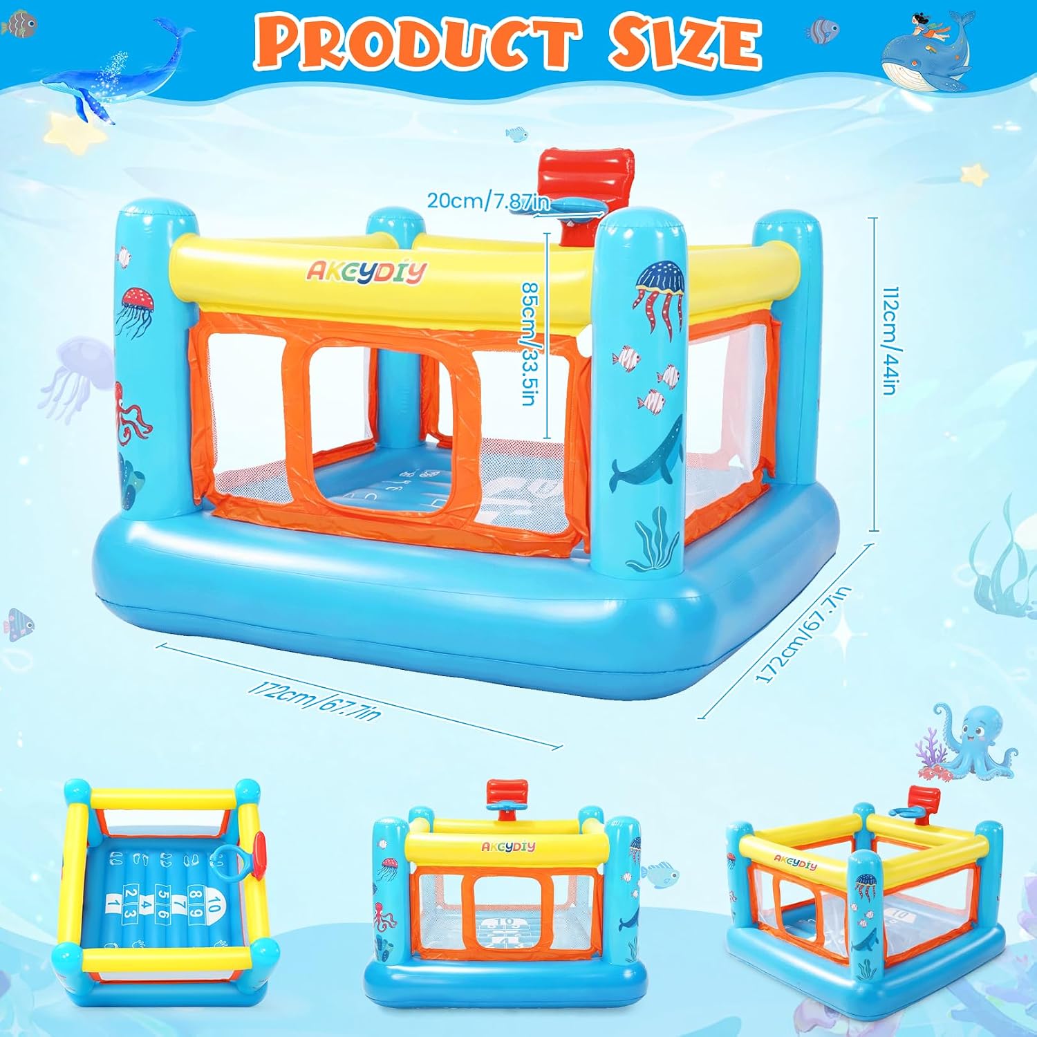 Casa de Brinco Inflable de PVC - Kids Outdoor Inflatable reseña y precio