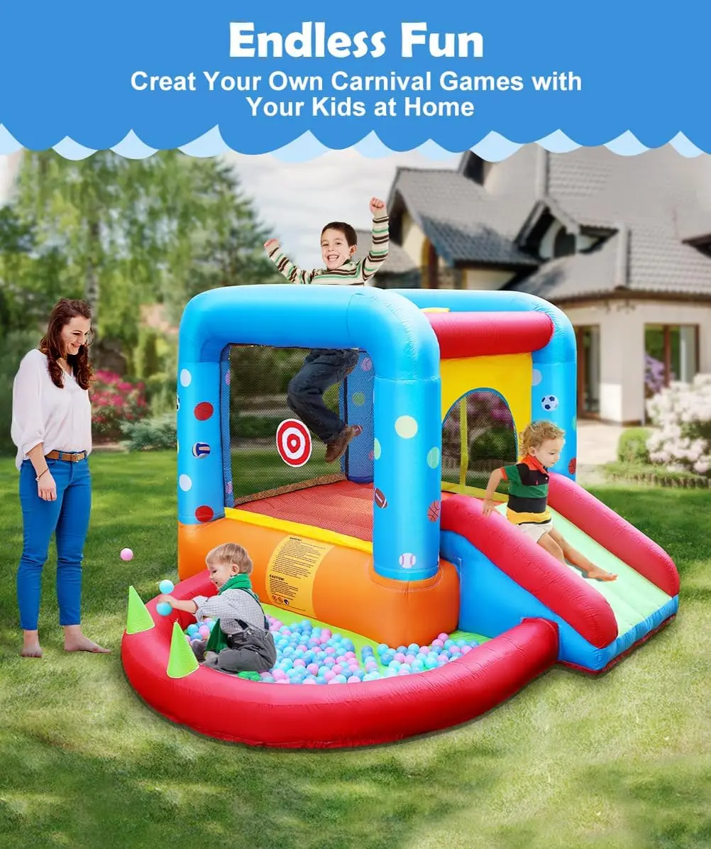 Castillo Inflable Step4Fun, To - Kids Outdoor House With Slide reseña y precio