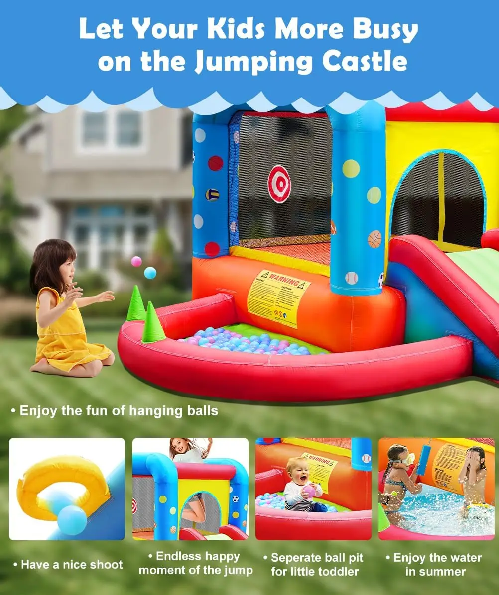 Castillo Inflable Step4Fun, To - Kids Outdoor House With Slide reseña y precio