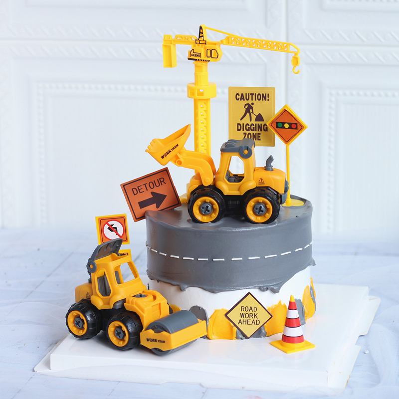 Excavadora grúa Tractor pastel - Kids Outdoor Digger reseña y precio