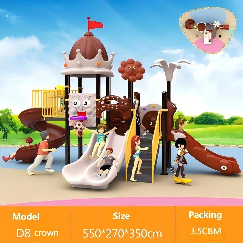 Columpio de Acero y Plástico p - Kids Outdoor House With Slide reseña y precio
