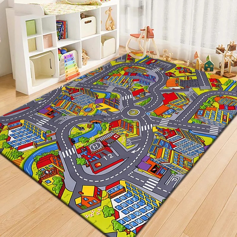 Alfombra de Juego con Mapa de  - Kids Outdoor Play Area reseña y precio