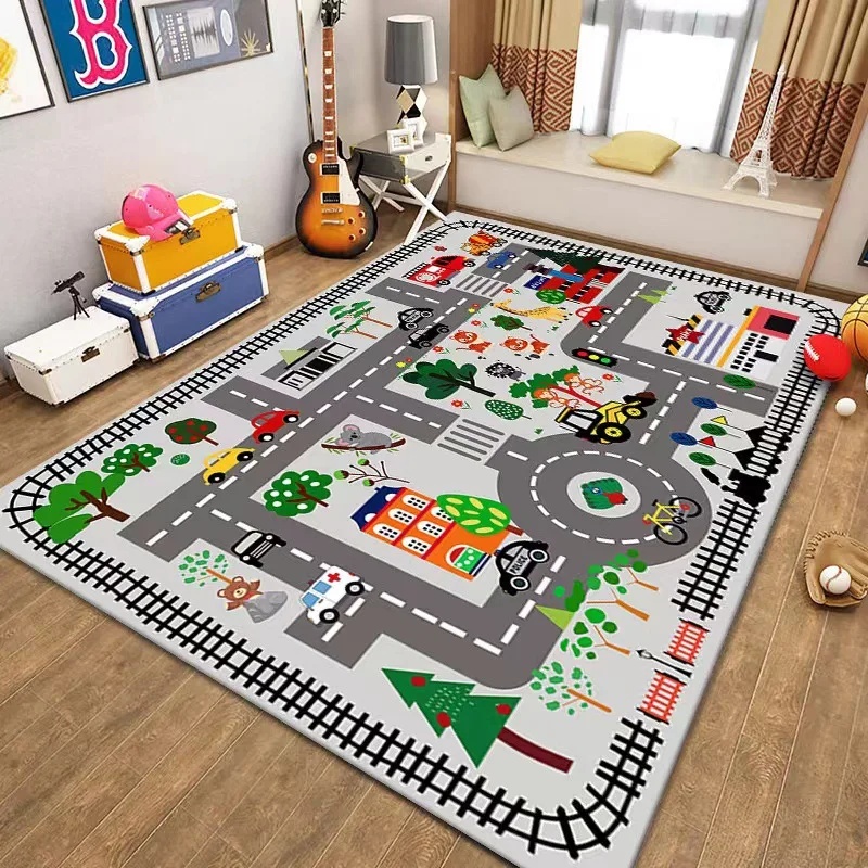 Alfombra de Juego con Mapa de  - Kids Outdoor Play Area reseña y precio