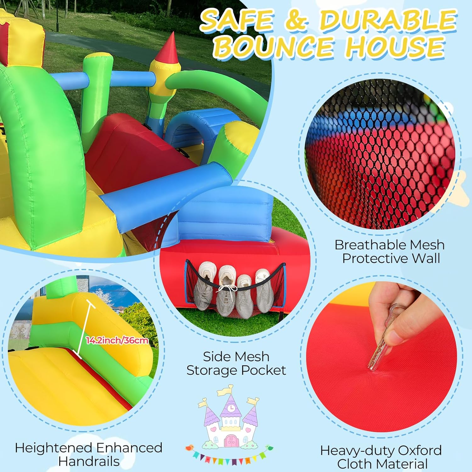 KF Pista de Obstáculos Inflabl - Kids Outdoor Tunnel reseña y precio