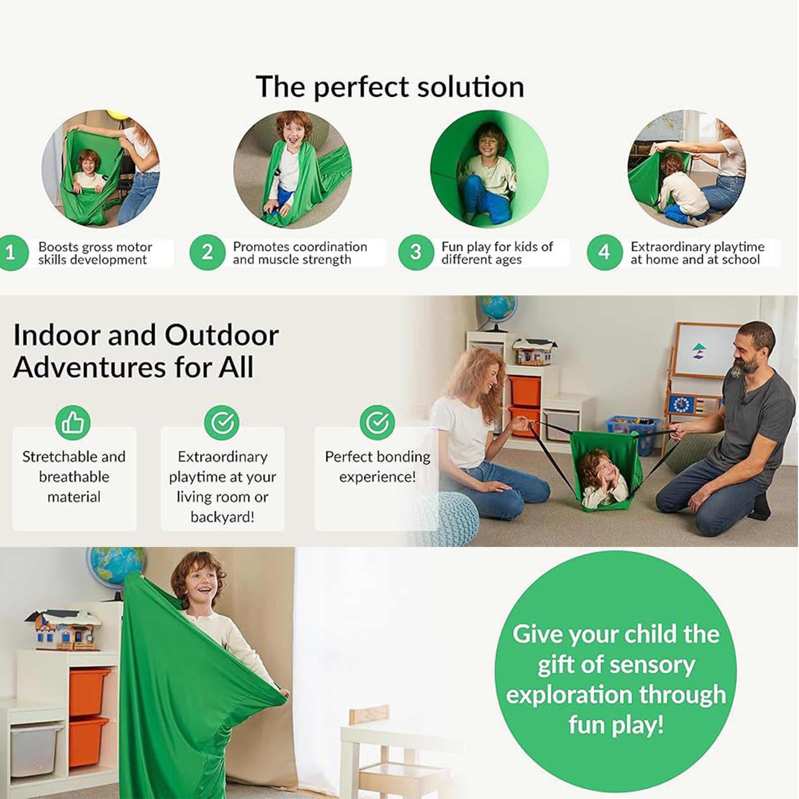 Túnel de tela lavable para niñ - Kids Outdoor Tunnel reseña y precio