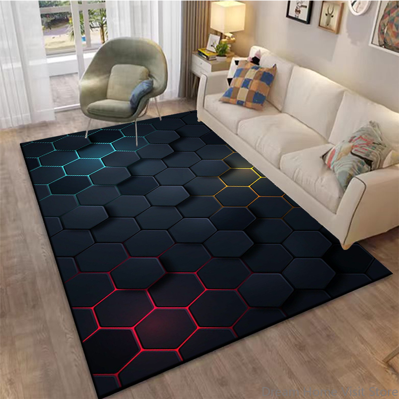 Alfombra Geométrica Abstracta  - Kids Outdoor Play Area reseña y precio