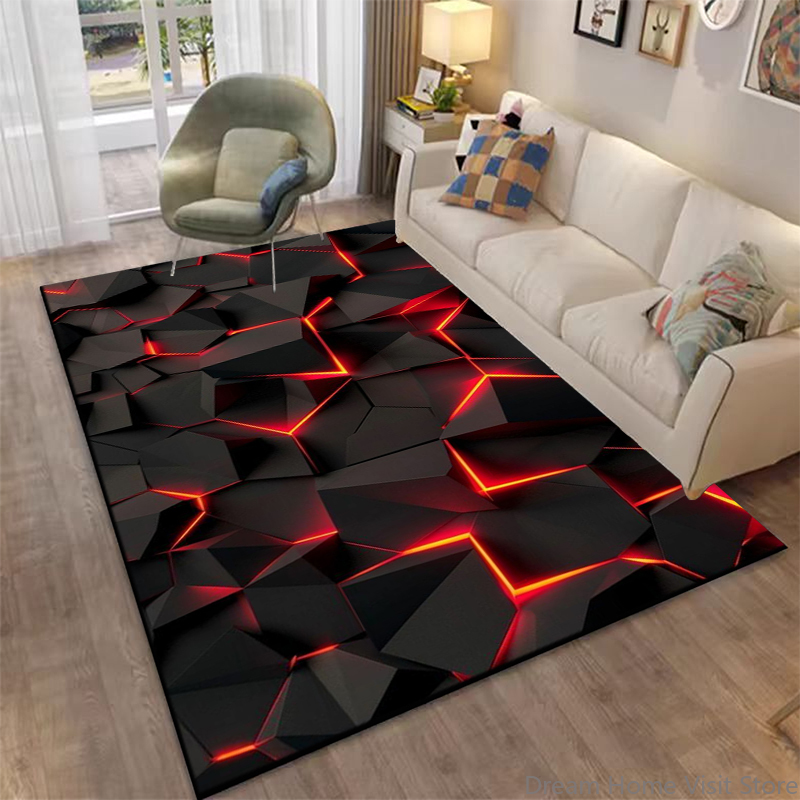 Alfombra Geométrica Abstracta  - Kids Outdoor Play Area reseña y precio