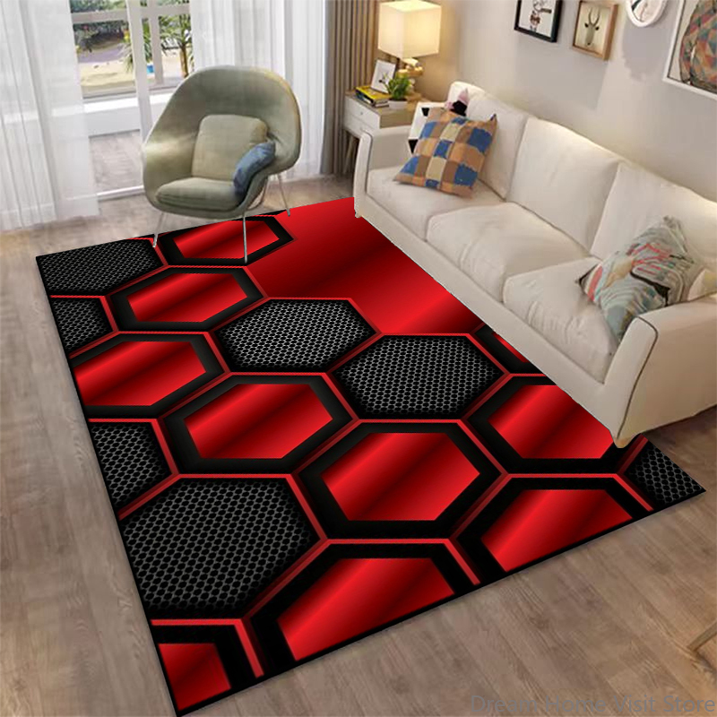 Alfombra Geométrica Abstracta  - Kids Outdoor Play Area reseña y precio