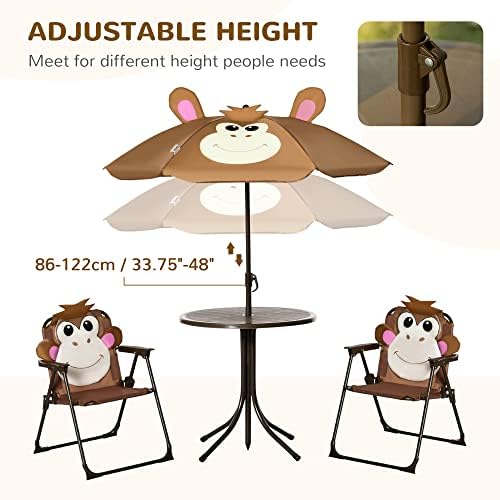 Conjunto de Mesa y Sillas para - Kids Outdoor Umbrella Chair reseña y precio