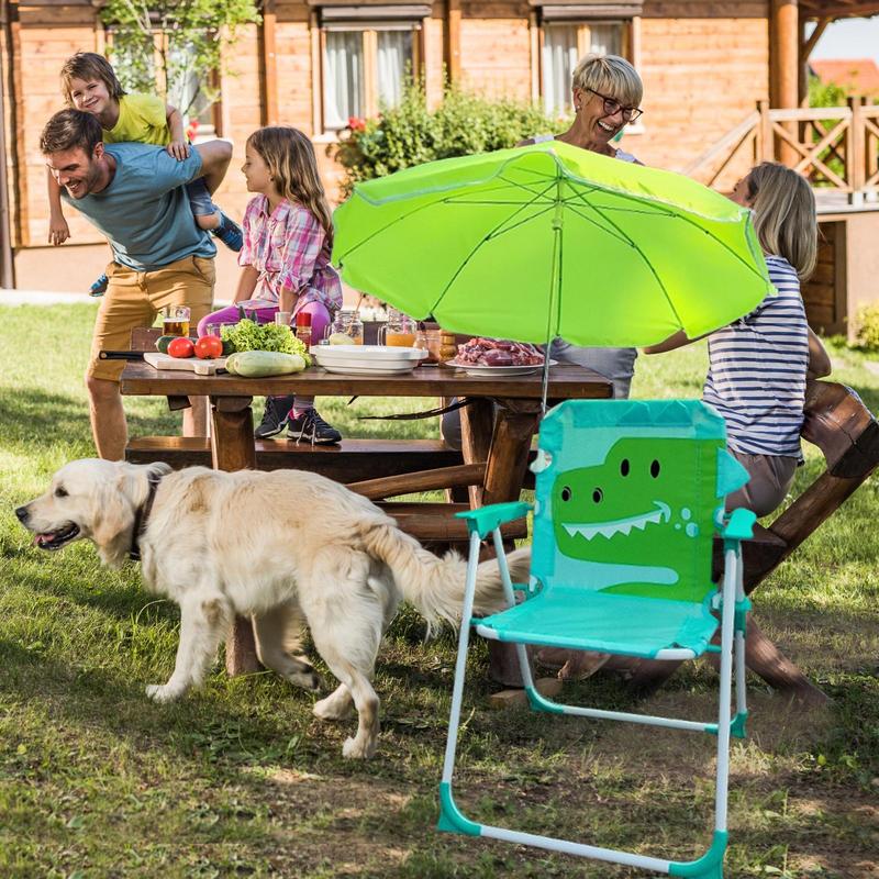Silla de Camping para niños co - Kids Outdoor Umbrella Chair reseña y precio