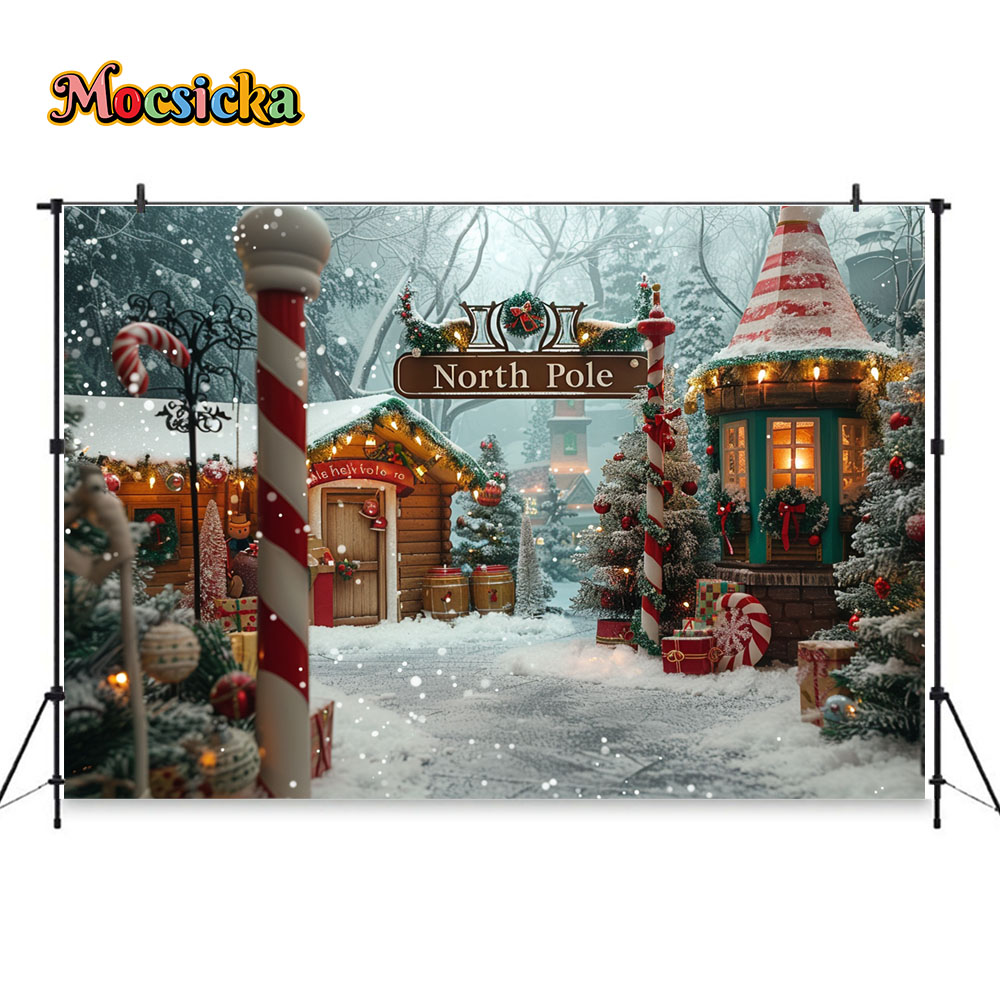 Fondo de fotografía de Navidad - Kids Outdoor Xmas Gifts reseña y precio