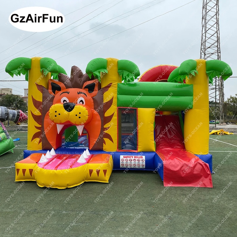 Castillo Inflable Comercial Pe - Kids Outdoor House With Slide reseña y precio