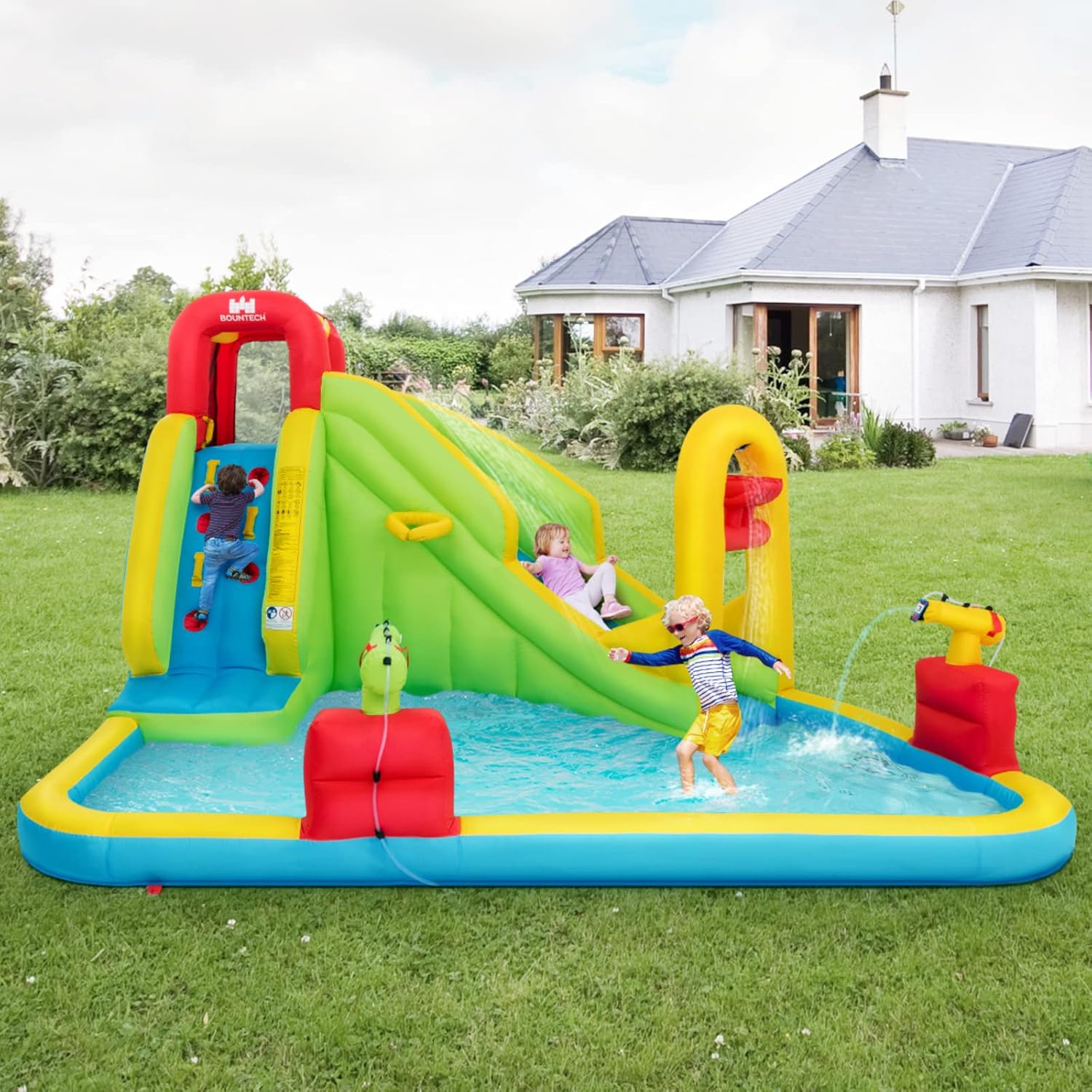 Mega Parque Acuático Inflable  - Kids Outdoor Inflatable reseña y precio